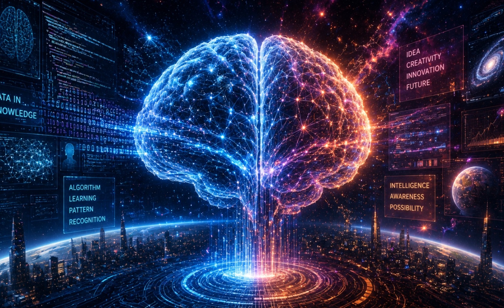 Cervello digitale come simbolo della coscienza artificiale