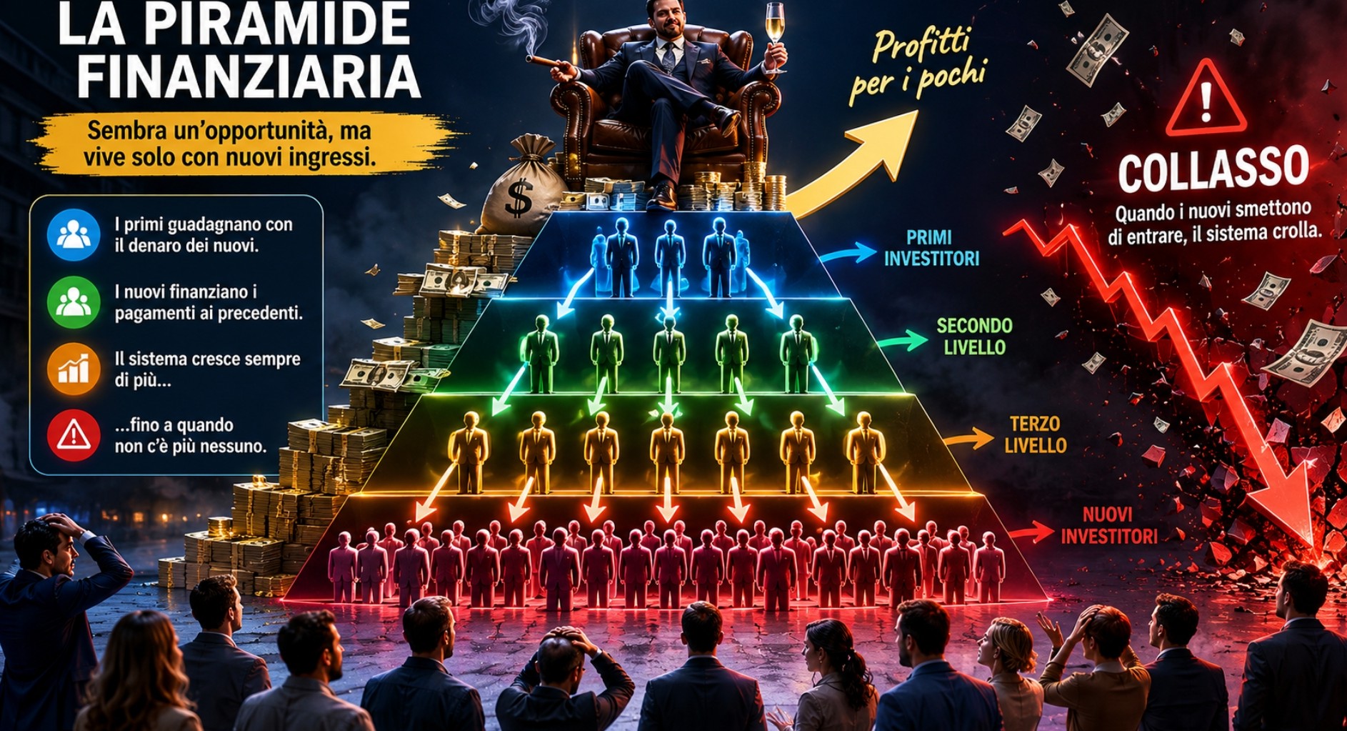 Schema piramidale soldi